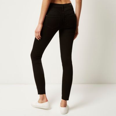 Black coated Molly jeggings